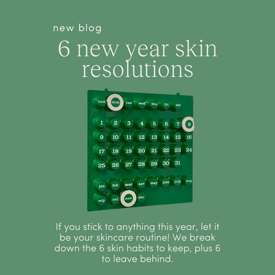 6 New Year Resolutions for your Skincare
